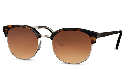 Leopard Print Color Clubmaster Sunglasses