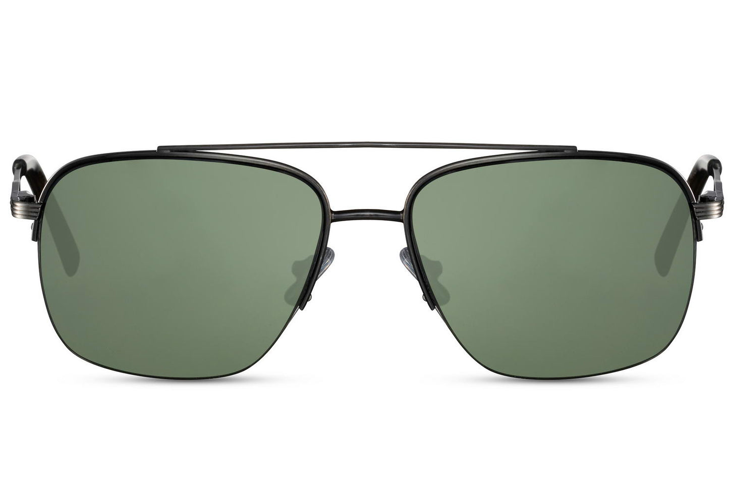 Half Frame Aviator Sunglasses For Men