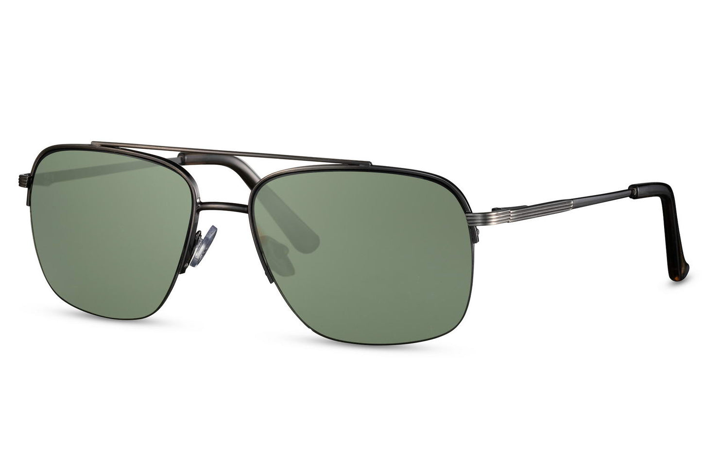 Half Frame Aviator Sunglasses For Men