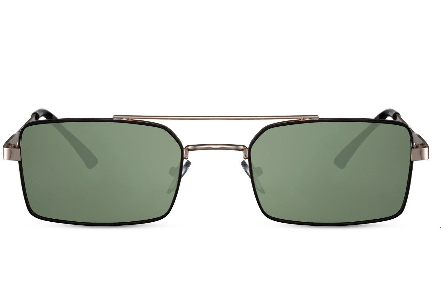 Square Green Color Aviator Sunglasses