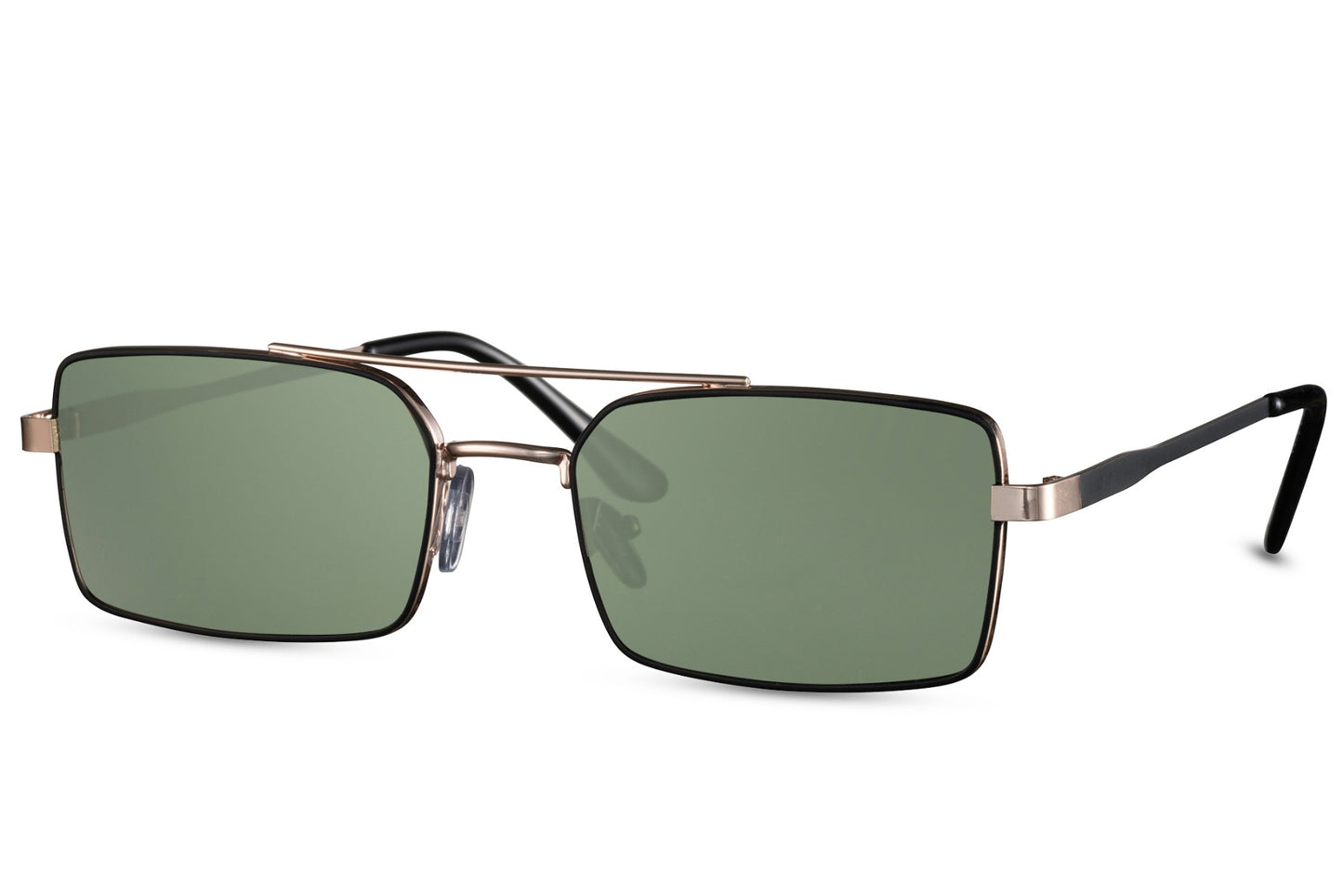 Square Green Color Aviator Sunglasses