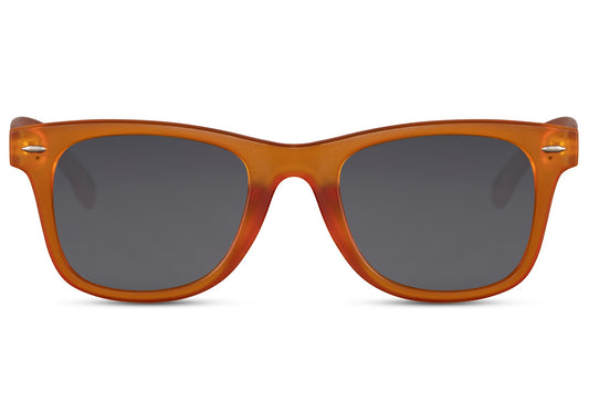 Unisex Stylish Orange Frame Wayfarer Sunglasses