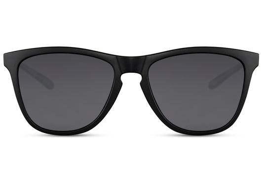 Stylish Black & White Wayfarer Sunglasses