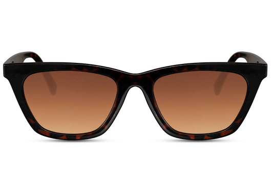 Double Brown Shade Cat Eye Sunglasses