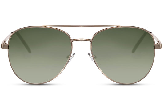 Unisex Green Classic Pilot Aviator Sunglasses