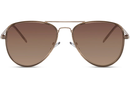 Retro Design Aviator Sunglasses For Men & Women