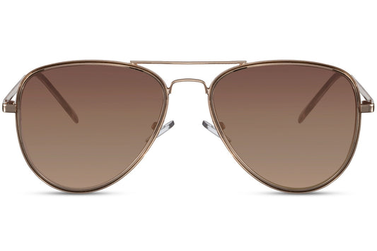 Retro Design Aviator Sunglasses For Men & Women