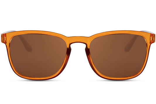 Trendy Orange Color Frame Wayfarer Sunglasses