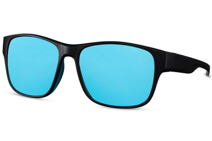 Reflective Blue Color Wayfarer Sunglasses