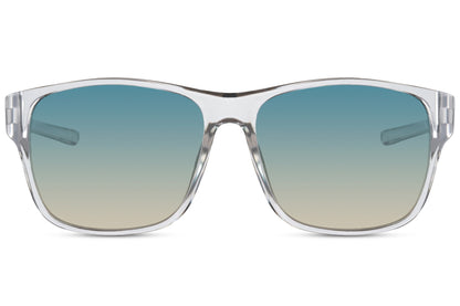 Premium Transparent Frame Blue Color Wayfarer Sunglasses