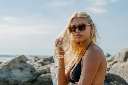 Brown Oversized Cat Eye Sunglasses