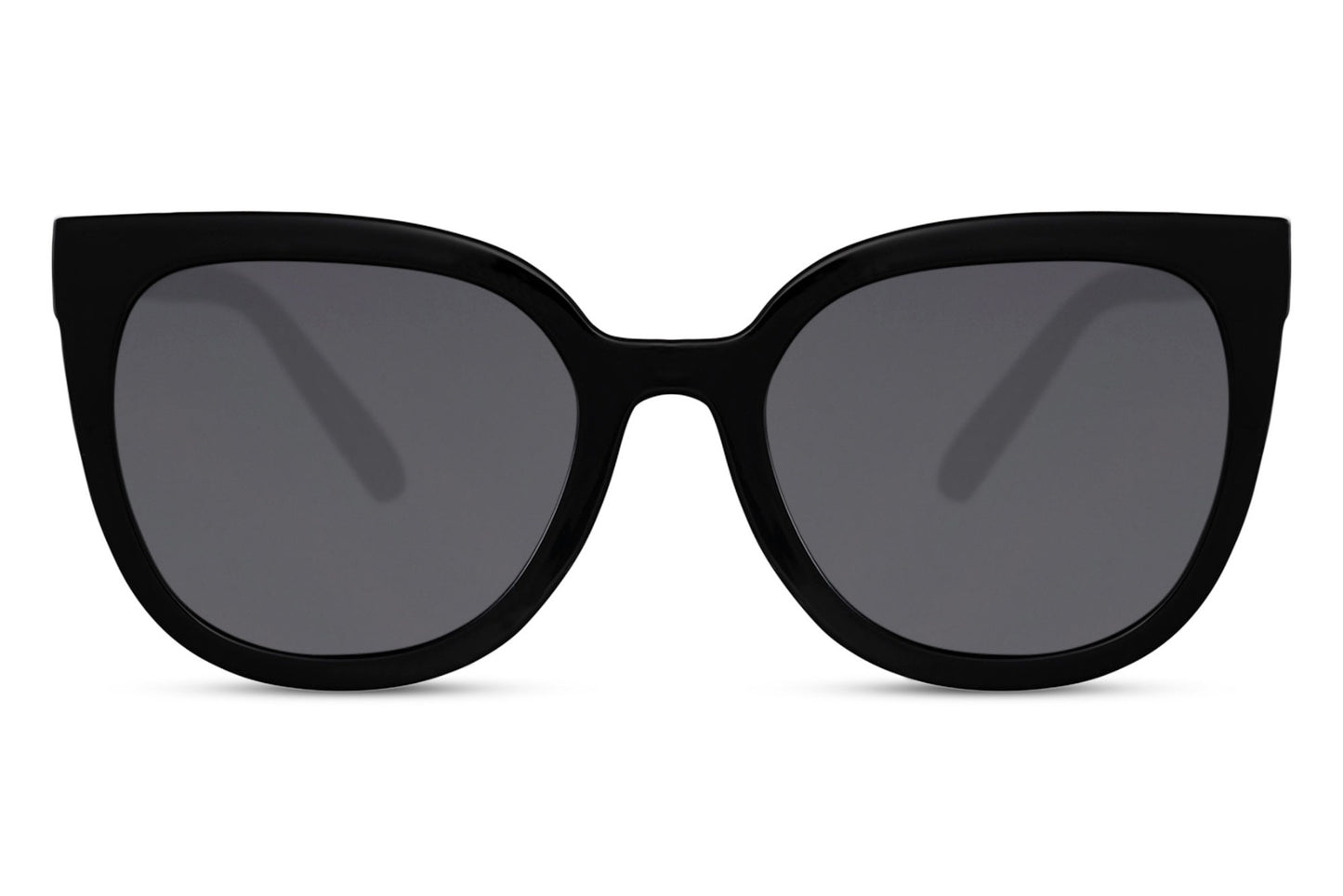 Oversized Black Cat Eye Sunglasses