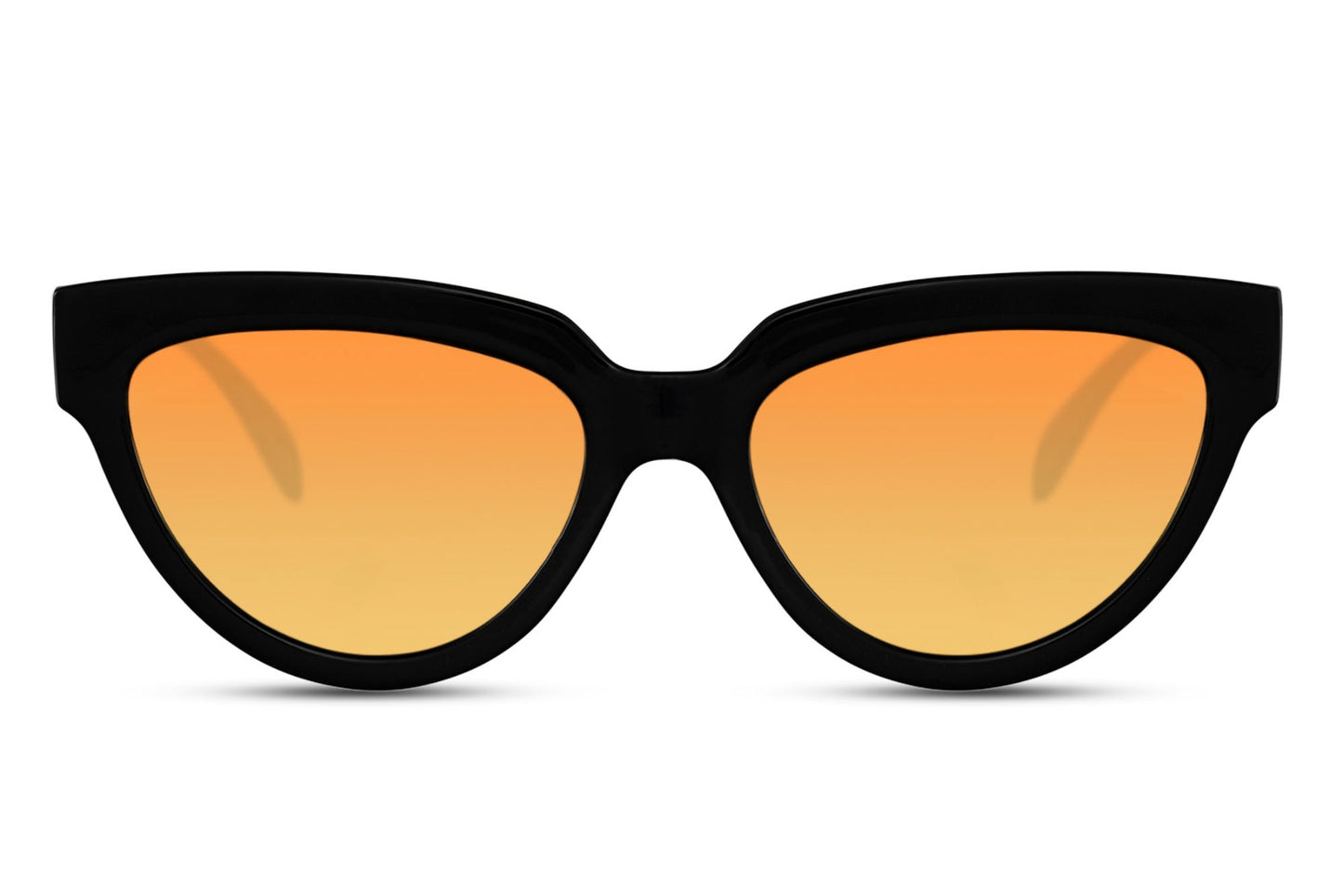 Oversized Orange Shade Cat Eye Sunglasses