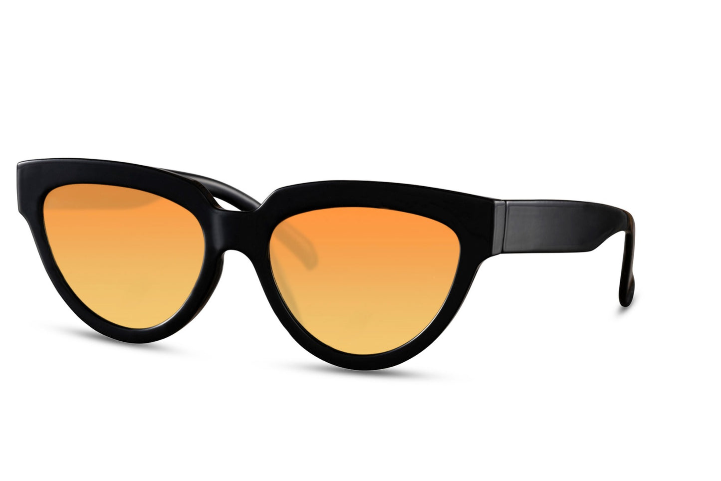 Oversized Orange Shade Cat Eye Sunglasses