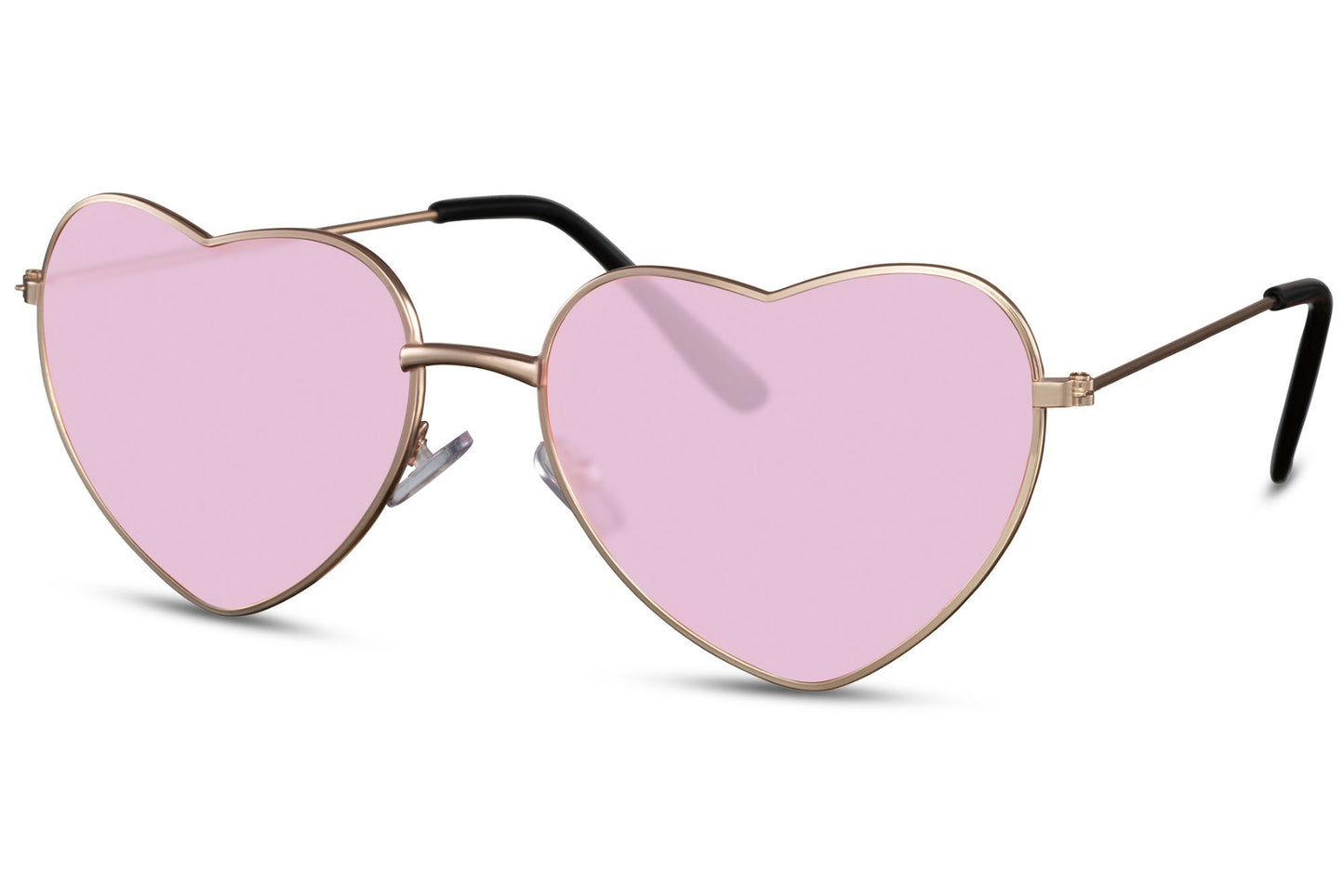 Heart Shape Pink Colour Party Sunglasses