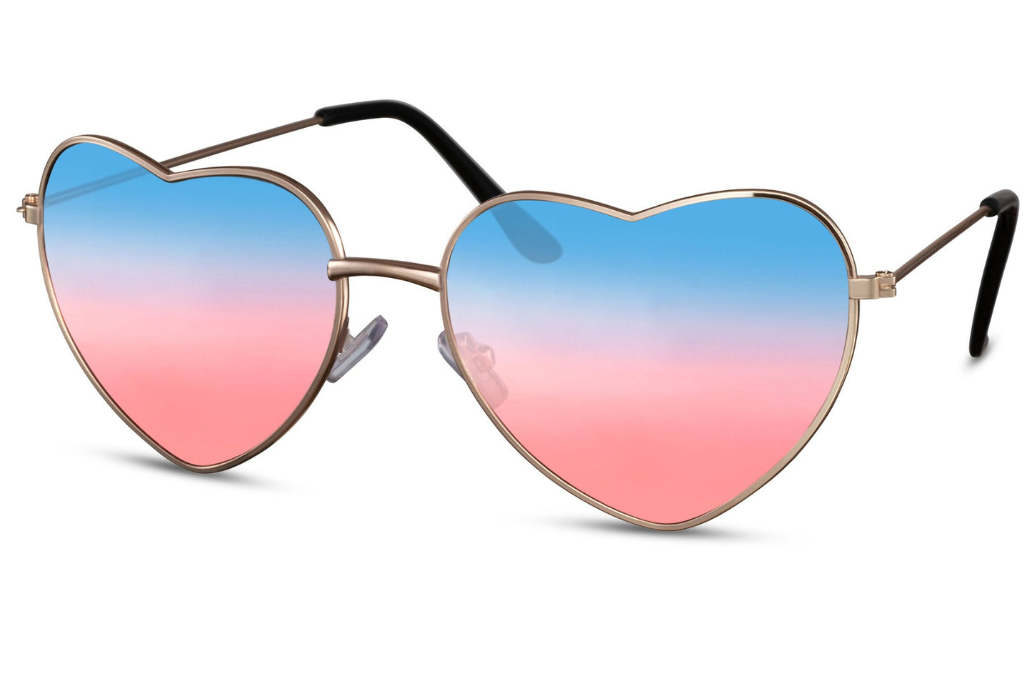 Multicoloured Heart Shape Party Sunglasses