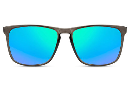 Green Transparent Wayfarer Sunglasses