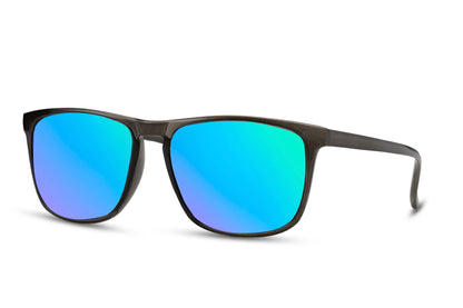 Green Transparent Wayfarer Sunglasses