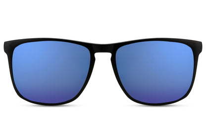 Stylish Reflective Blue Color Wayfarer Sunglasses