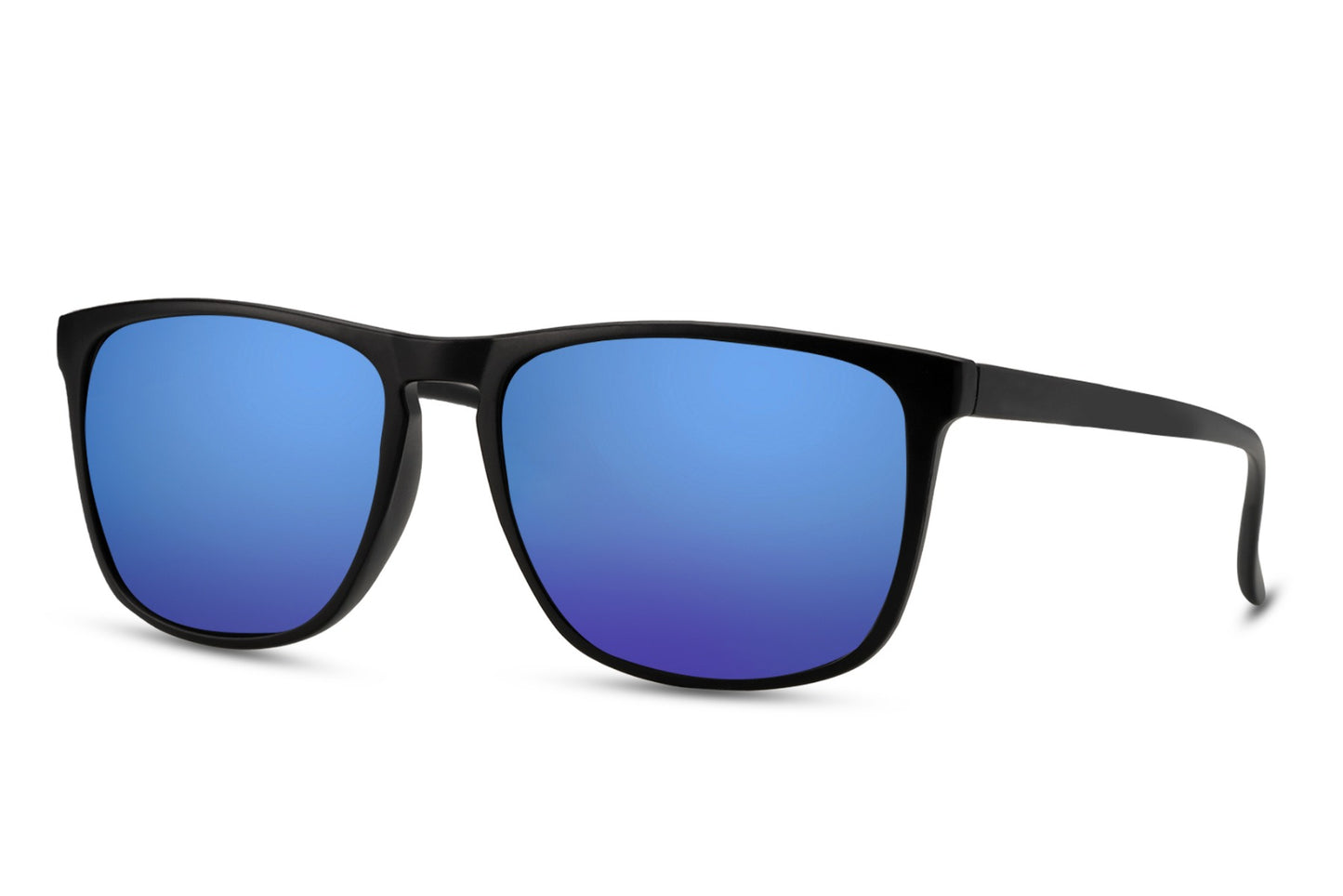 Stylish Reflective Blue Color Wayfarer Sunglasses