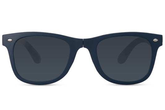 Stylish Blue Foldable Wayfarer Sunglasses