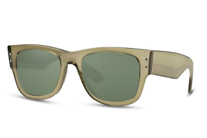 Iconic Premium Green Wayfarer Sunglasses