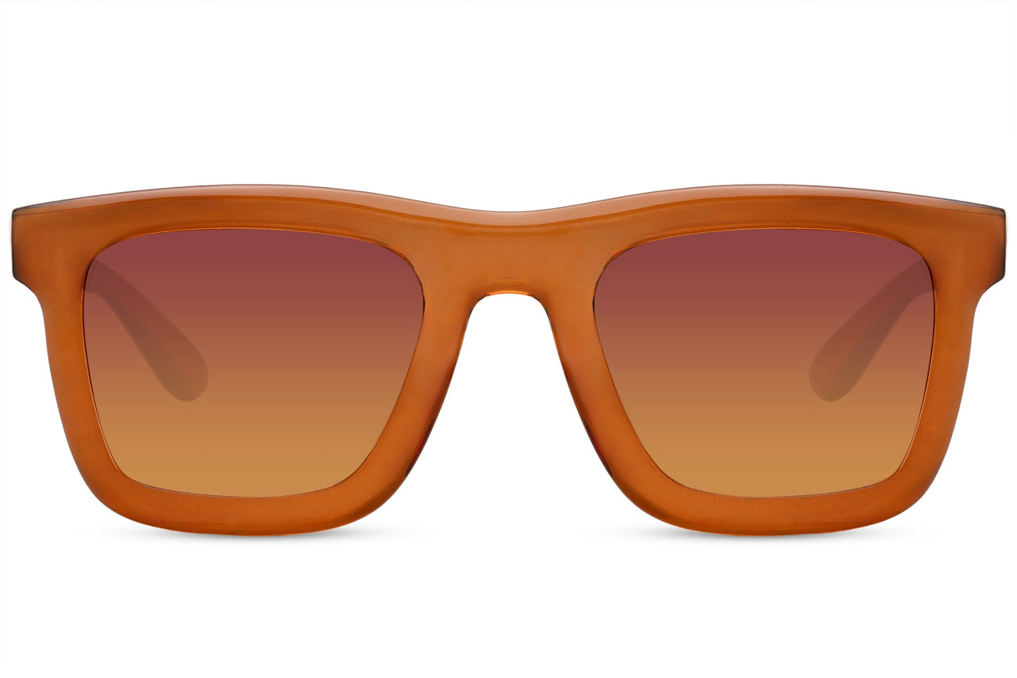 Stylish Square Orange Shade Wayfarer Sunglasses