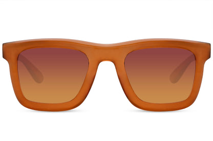 Stylish Square Orange Shade Wayfarer Sunglasses