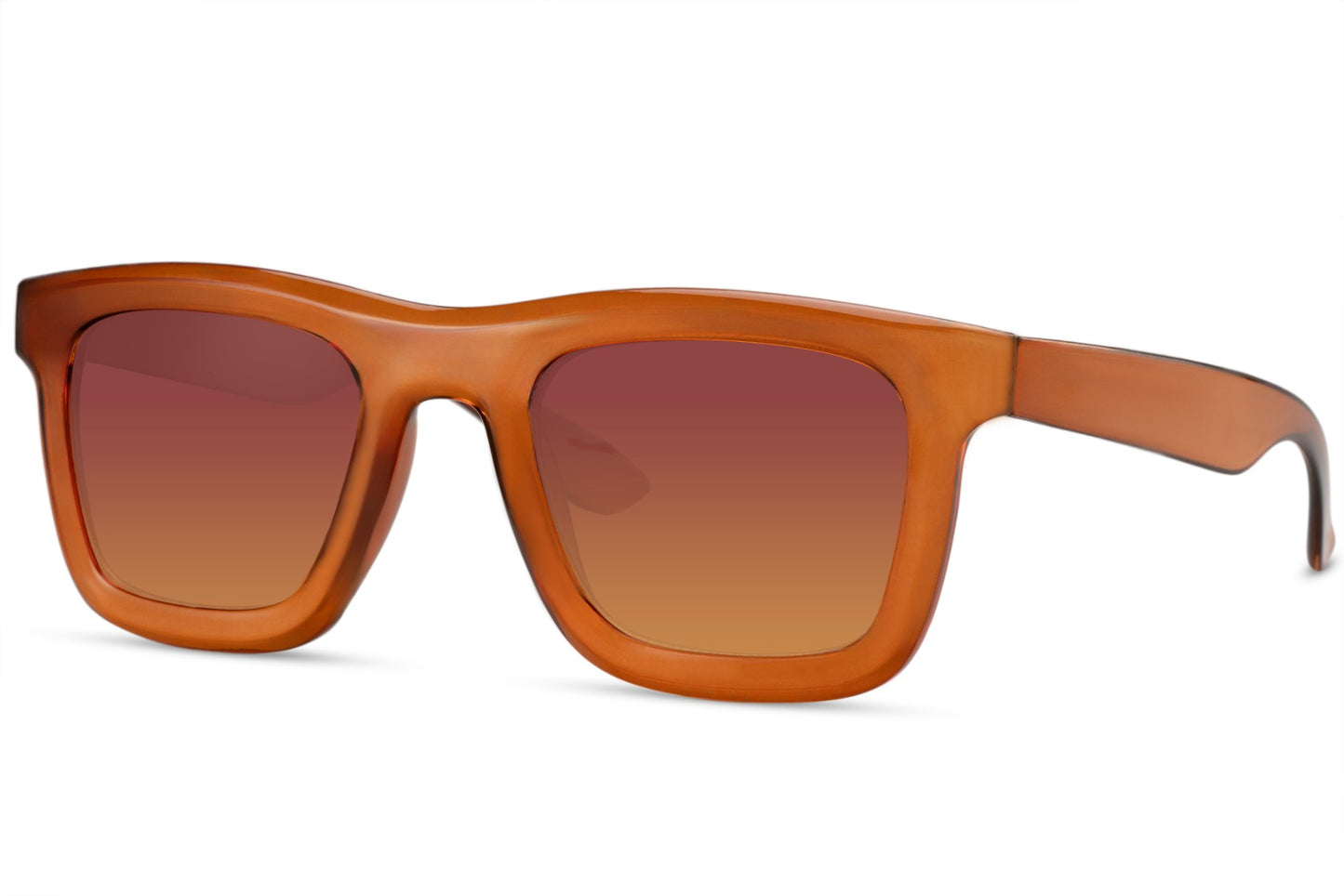 Stylish Square Orange Shade Wayfarer Sunglasses