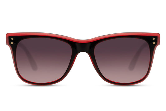 Stylish Black & Red Color Wayfarer Sunglasses