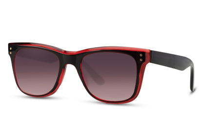 Stylish Black & Red Color Wayfarer Sunglasses