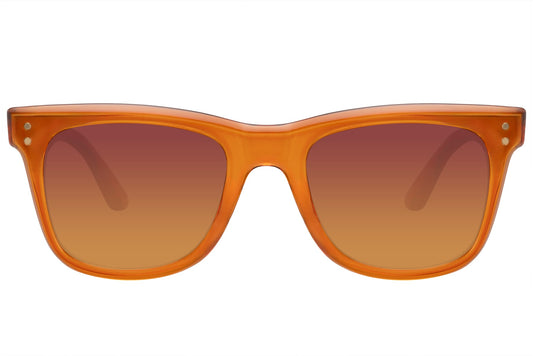 Stylish Brown Color Wayfarer Sunglasses Yellow