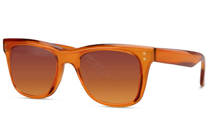 Stylish Brown Color Wayfarer Sunglasses Yellow