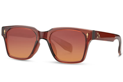 Stylish Wayfarer Sunglasses Brown Color