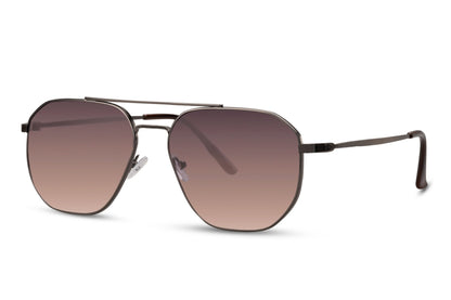 Stylish Brown Aviator Sunglasses