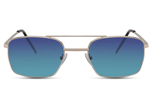 Blue Color Aviator Sunglasses