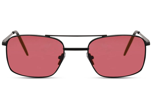 Pink Color Aviator Sunglasses