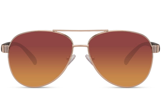 Gradient Multi Color Aviator Sunglasses