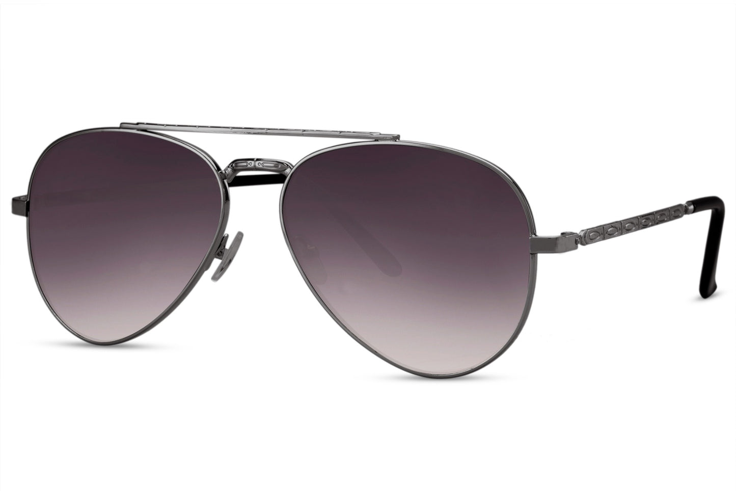 Retro Grey Color Aviator Sunglasses