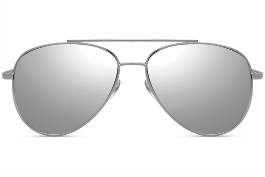 Classic Silver Color Aviator Sunglasses