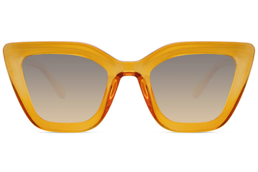 Yellow Frame Cat Eye Sunglasses