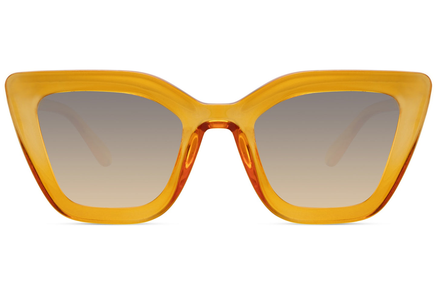 Yellow Frame Cat Eye Sunglasses