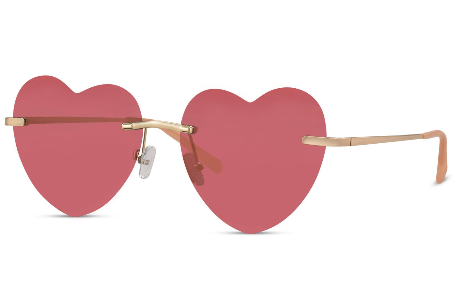 Fancy Heart Shape Purple Colour Sunglasses