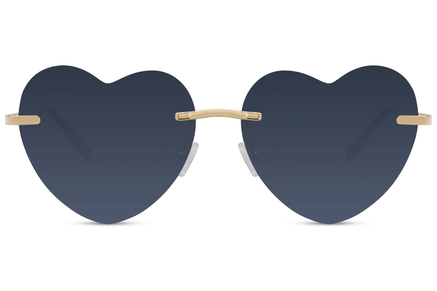 Fancy Heart Shape Black Colour Sunglasses