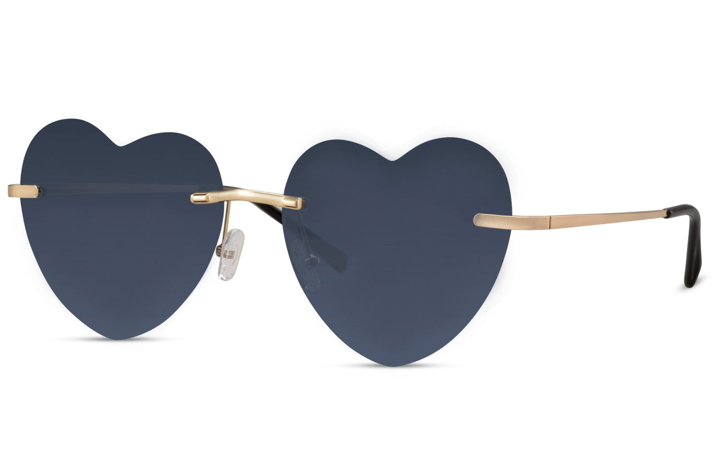 Fancy Heart Shape Black Colour Sunglasses