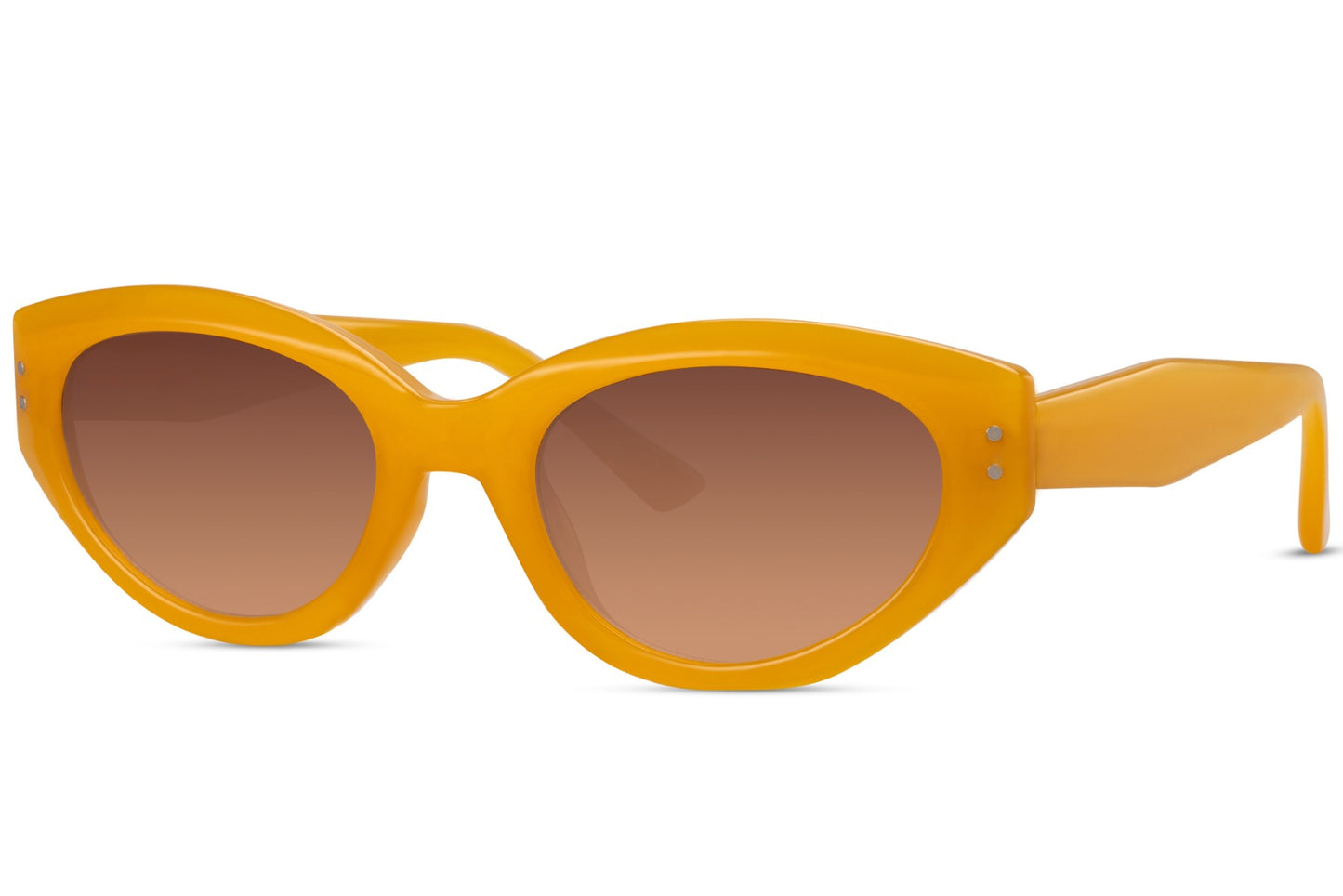 Stylish Yellow Cat Eye Sunglasses