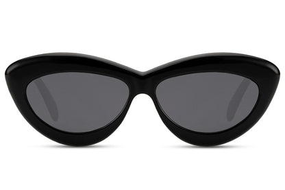 Stylish Black Frame Cat Eye Sunglasses