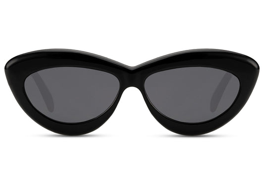 Stylish Black Frame Cat Eye Sunglasses