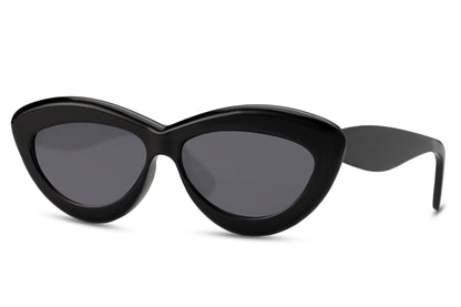 Stylish Black Frame Cat Eye Sunglasses