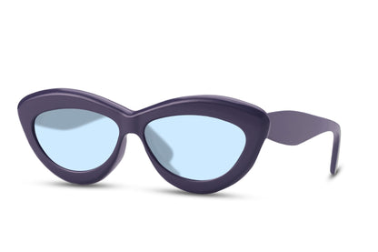 Stylish Blue Cat Eye Sunglasses